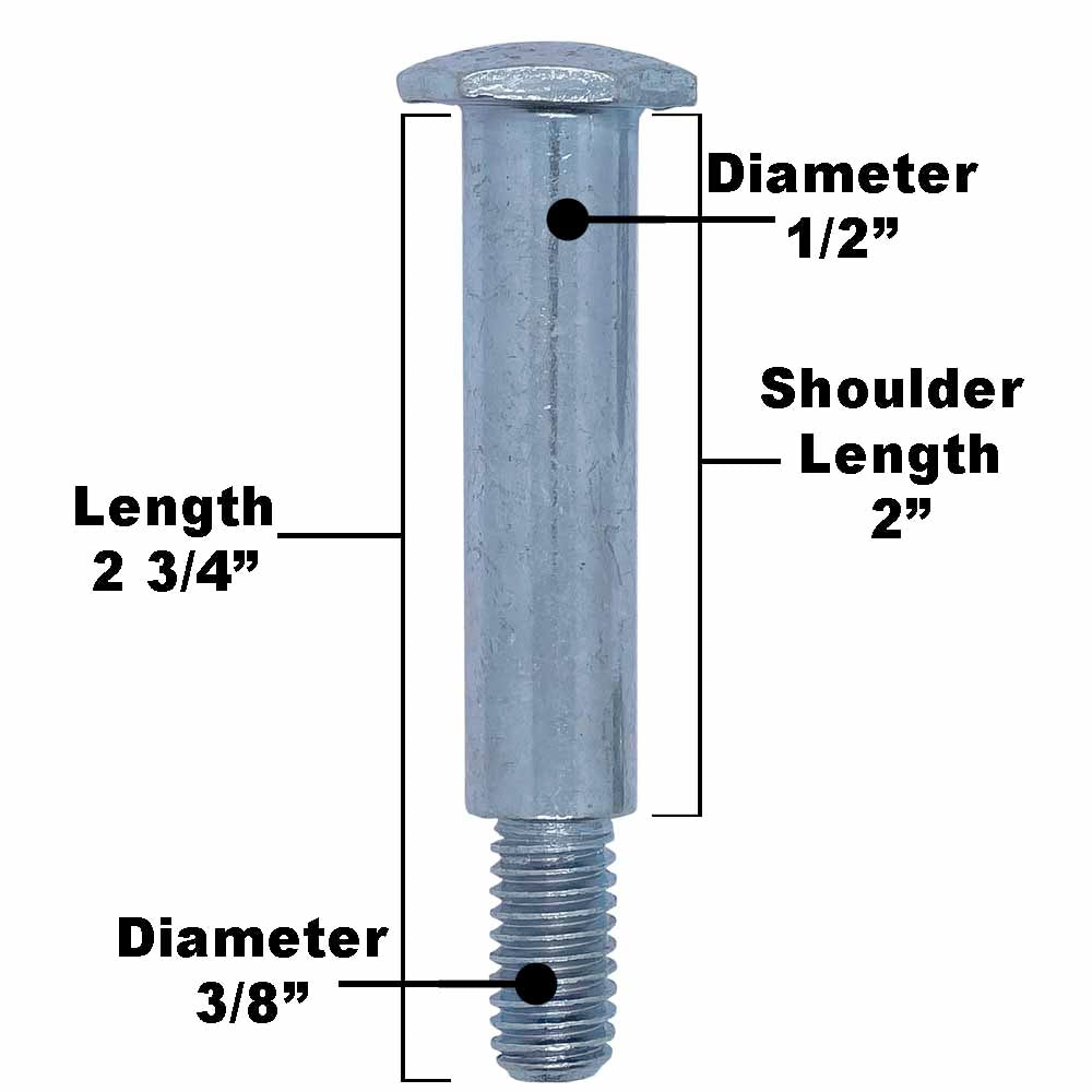 Deck Roller and Hardware kit for Simplicity, Snapper, Ferris 1714760SM 2108765SM 4" x 2" Bore 1/2" Made in USA