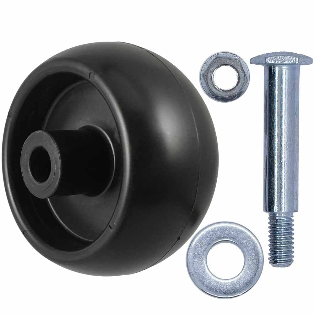 Deck Roller and Hardware kit for Simplicity, Snapper, Ferris 1714760SM 2108765SM 4" x 2" Bore 1/2" Made in USA