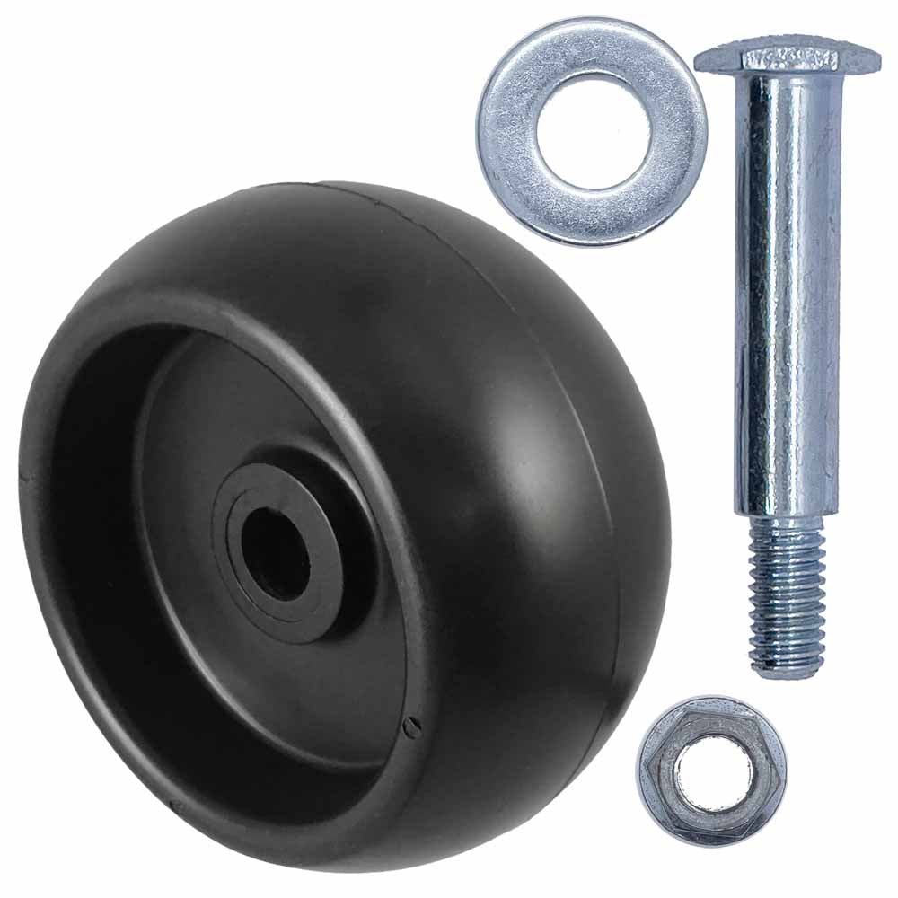 Deck Roller and Hardware kit for Simplicity, Snapper, Ferris 1714760SM 2108765SM 4" x 2" Bore 1/2" Made in USA