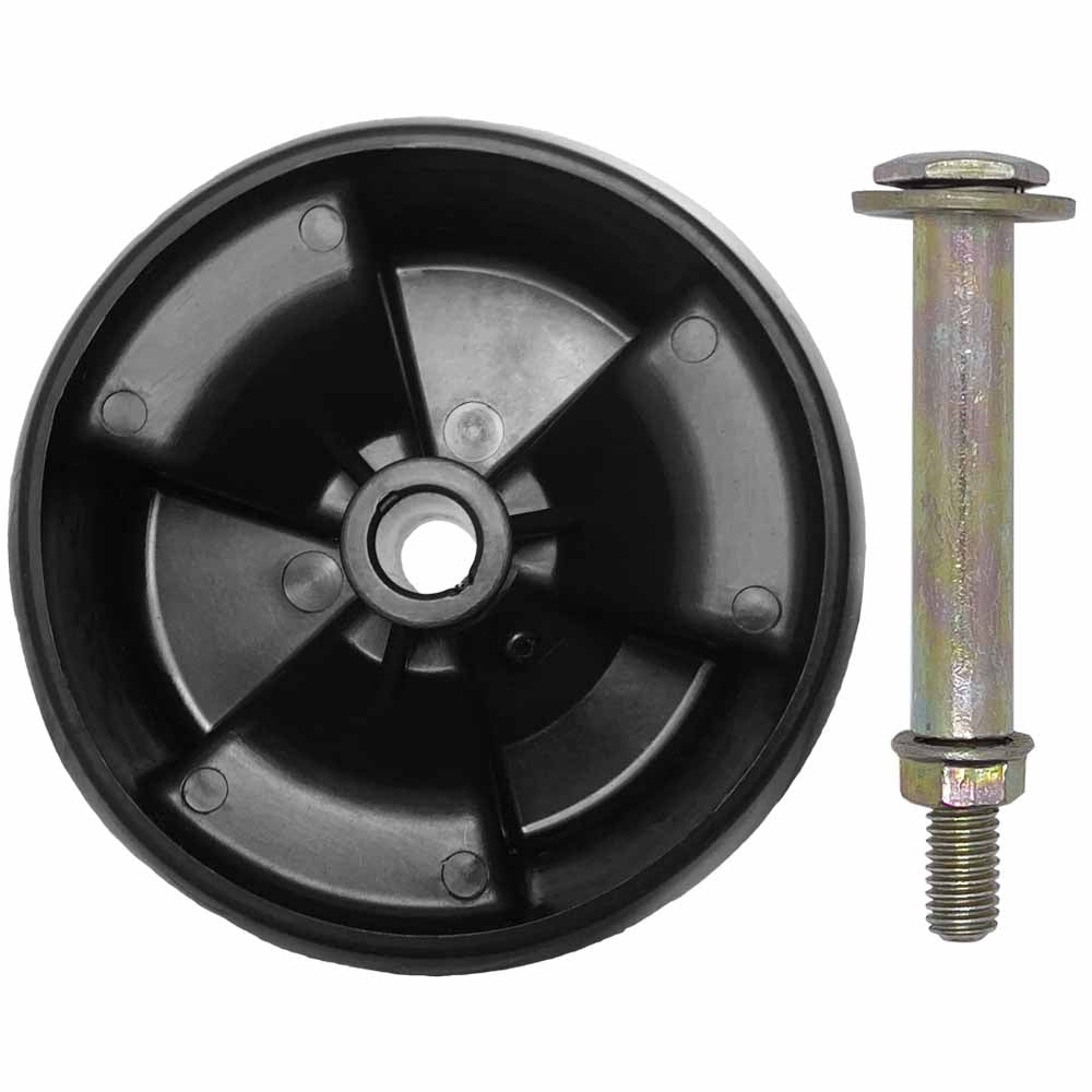 Deck Wheel and Hardware kit 5" x 2-3/4" Bore 1/2" for Cub Cadet, MTD, Troy-Bilt, Toro 753-04856A Made in USA
