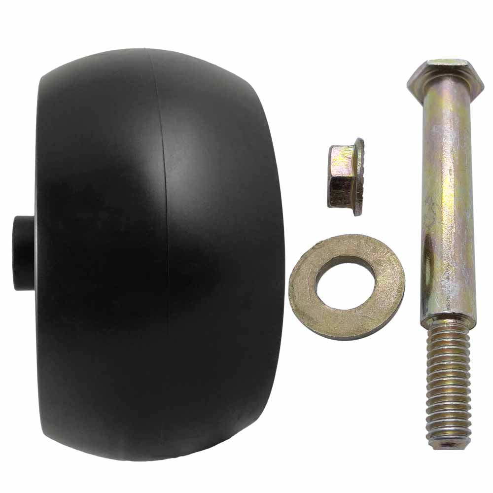Deck Wheel and Hardware kit 5" x 2-3/4" Bore 1/2" for Cub Cadet, MTD, Troy-Bilt, Toro 753-04856A Made in USA