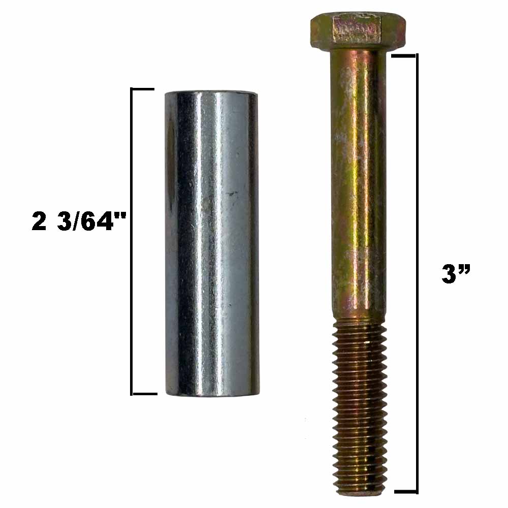 Deck Roller and Hardware kit 3" x 2" Bore 5/8" for Grasshopper 426122 902284 243365 Made in USA