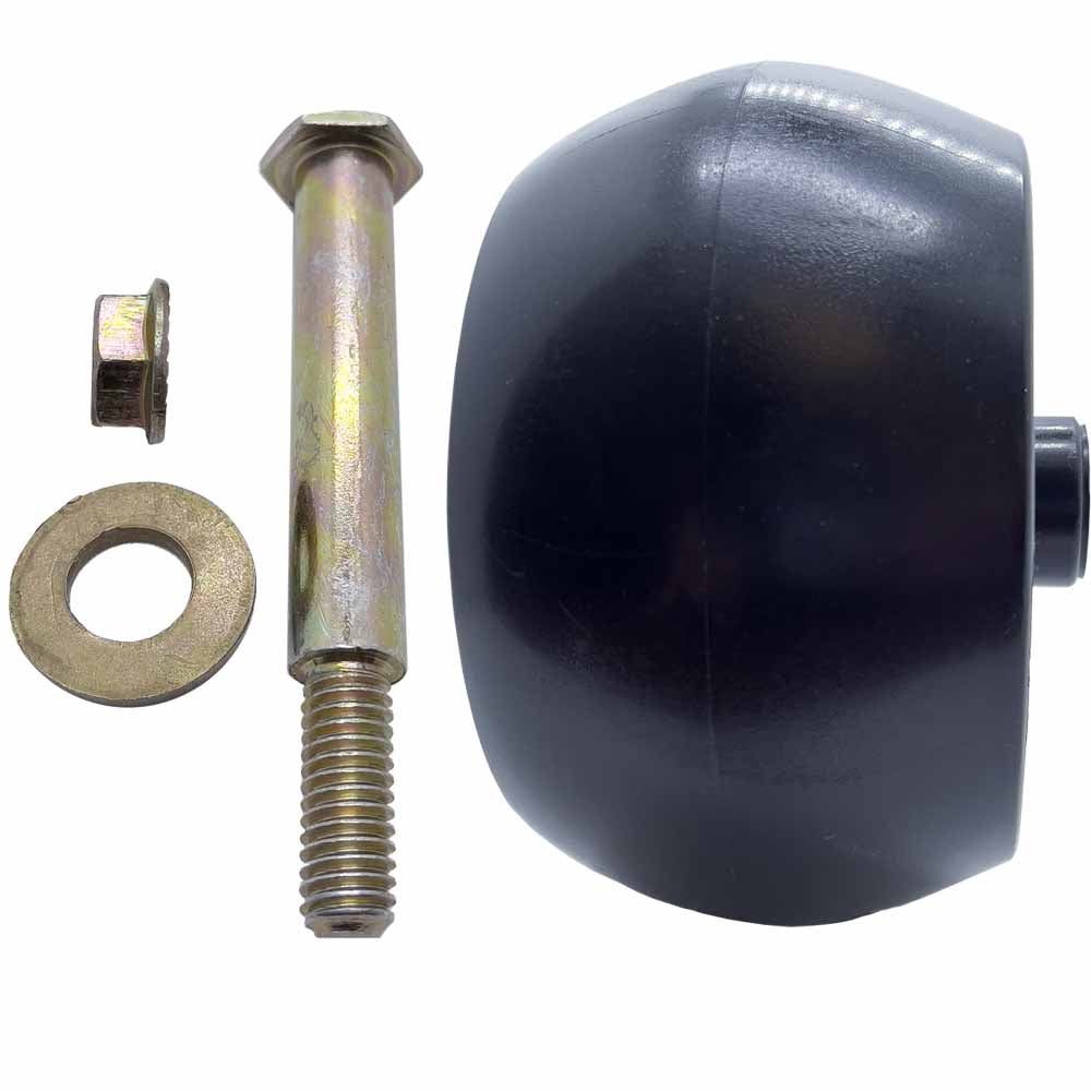 Deck Wheels and Hardware kit 5" x 2 1/2" Bore 1/2" for Husqvarna 589527301 Made in USA