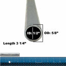 Spanner Bushing For Gravely, Ariens 00473700 ID 1/2" OD 5/8" Length 3 1/4"