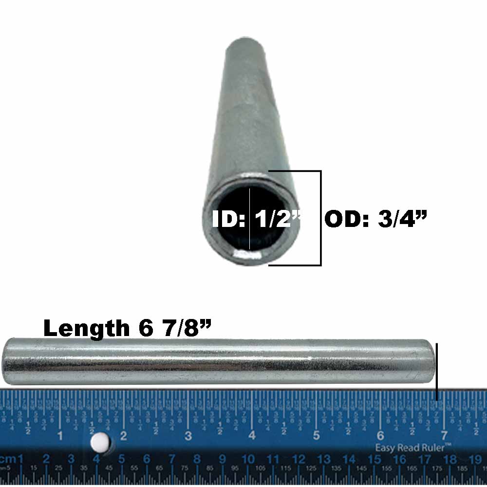 Spanner Bushing for Exmark Toro Lawn-Boy 127-0068 ID 1/2" OD 3/4" L 6 7/8"
