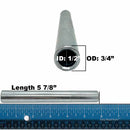 Spanner Bushing for Exmark Toro 1-633579  SCAG 43581 1/2" x 3/4" x 5 7/8"