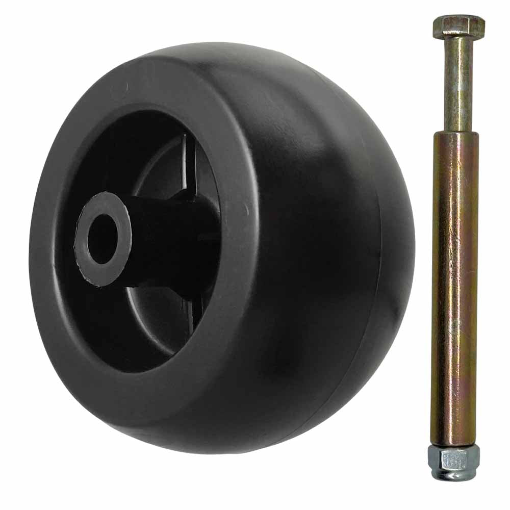 Deck Wheel and Hardware kit for John Deere UC28193 19M8006 TCU19299 5" x 2-3/4" Bore 1/2" Made in USA