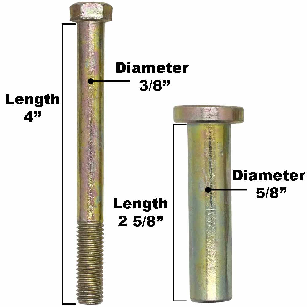 Deck Wheel and Hardware kit for Exmark Type A 103-8415 126-2928 5" x 3-1/4" Bore 5/8" Made in USA