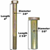 Deck Wheel and Hardware kit for Exmark Type A 103-8415 126-2928 5" x 3-1/4" Bore 5/8" Made in USA