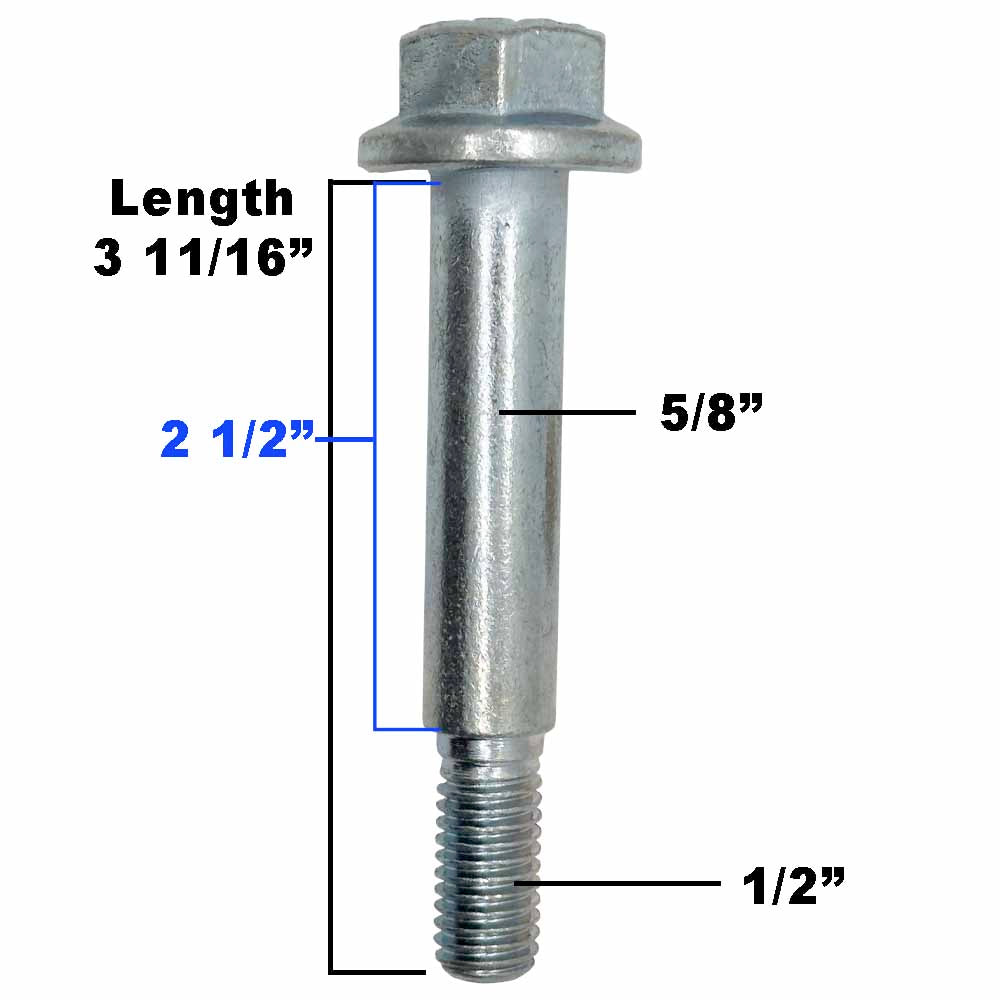 Deck Wheel and Hardware kit  for BadBoy 022-1000-00, 018-0010-00 5" x 2-3/4" Bore 5/8" Made in USA