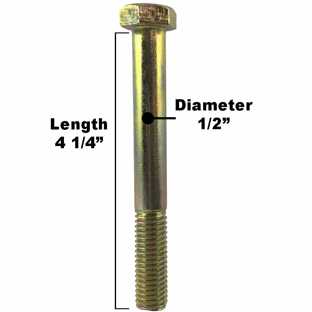 Deck Wheel and Hardware kit for Hustler 788166 5" x 2-3/4" Bore 1/2" Made in USA