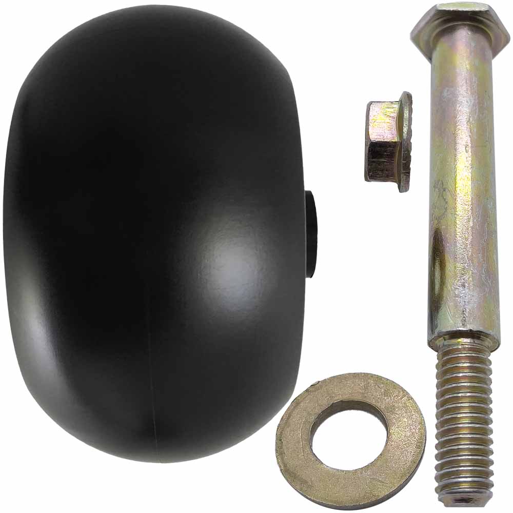 Deck Wheel and Hardware kit for Husqvarna 532133957 596434404 5" x 2-3/4" Bore 1/2" Made in USA