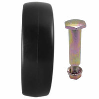 Deck Wheel and Kit replaces part numbers 532105455  61-9760 AM33718 5" x 1-3/8" Bore 1/2" Made in USA