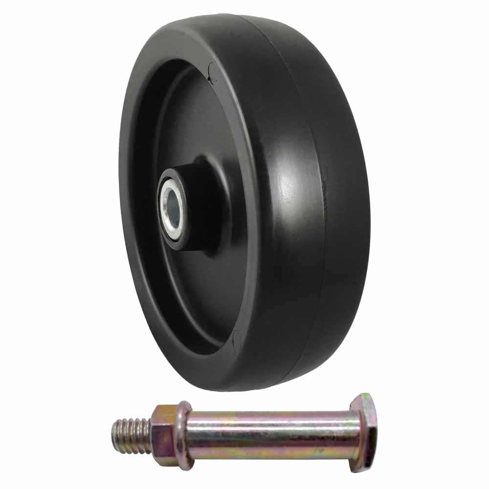 Deck Wheel and Kit replaces part numbers 532105455  61-9760 AM33718 5" x 1-3/8" Bore 1/2" Made in USA