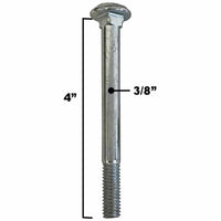 Anti-Scalp Deck Wheel w/Bushing and Hardware kit for SCAG 481632 04003-26 4-1/2" x 3" Made in USA