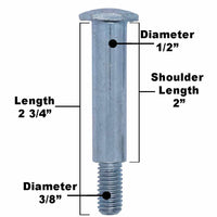 Deck Roller and Hardware kit for Simplicity, Snapper, Ferris 1714760SM 2108765SM 4" x 2" Bore 1/2" Made in USA