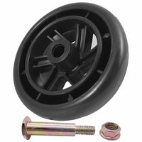 Deck Wheel and Hardware kit 5" x 1 7/8" Bore 1/2" for Husqvarna 589527401 Made in USA