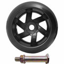 Deck Wheel and Hardware kit 5" x 1 7/8" Bore 1/2" for Husqvarna 589527401 Made in USA