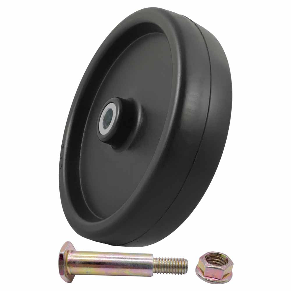 Deck Wheels and Hardware kit 6" x 1 3/8" Bore 1/2" for John Deere AM32639 Cub Cadet 734-3000 Made in USA