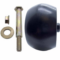 Deck Wheels and Hardware kit 5" x 2 1/2" Bore 1/2" for Husqvarna 589527301 Made in USA
