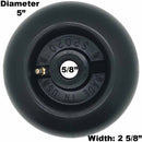 Deck Wheel 5"x2 5/8" with grease fitting for Cub Cadet MTD 634-3159