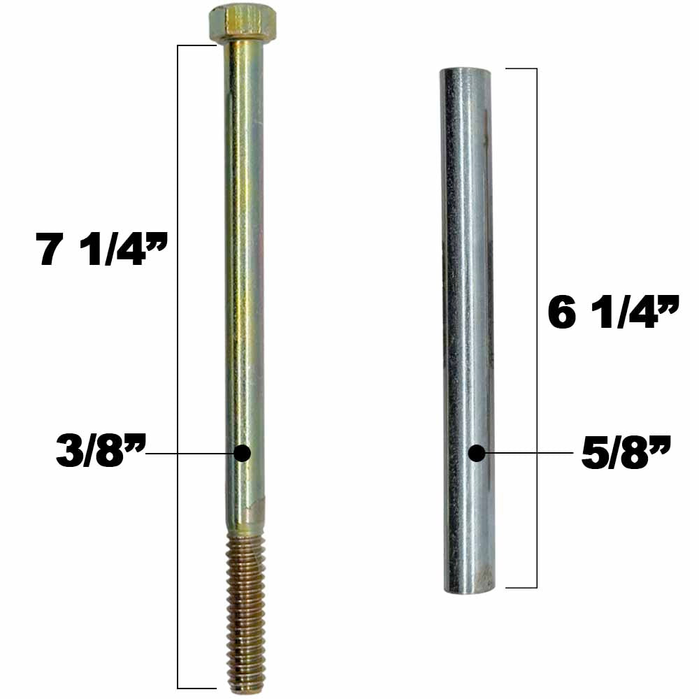 Deck Wheel and Hardware kit  for Toro Exmark 1-603299 98-5967 108-5388 5" x 2-3/4" Bore 5/8" Made in USA