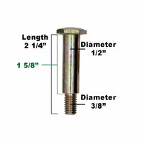 Deck Wheel and Kit replaces part numbers 532105455  61-9760 AM33718 5" x 1-3/8" Bore 1/2" Made in USA